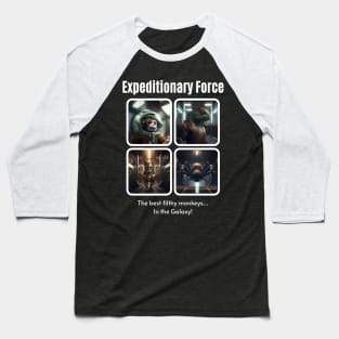Filthy Monkeys - Expeditionary Force Baseball T-Shirt